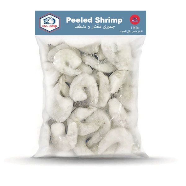 peeled shrimp 26/30 1kg