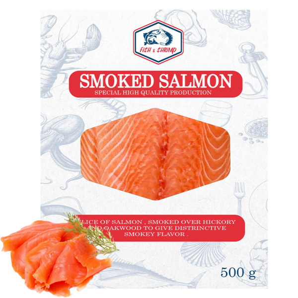 smoked salmon  500 gm